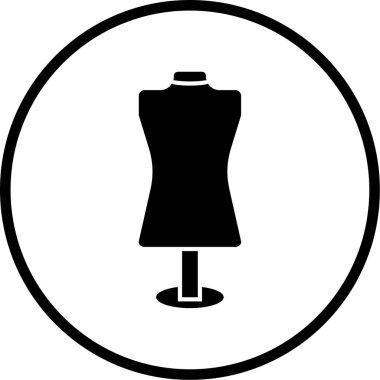 Bir kadın simgesinin vektör illüstrasyonu