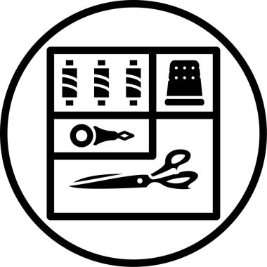 Bir iğne simgesinin gösterimi