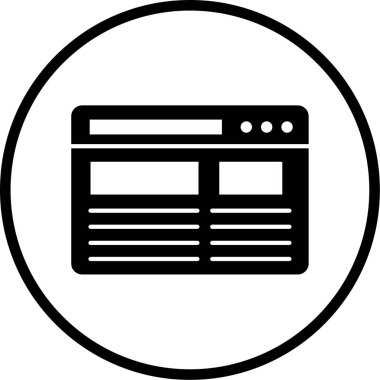 seo modern simgesinin vektör illüstrasyonu