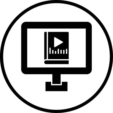 bilgisayar web simgesi basit tasarım