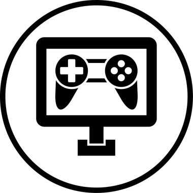 bilgisayar web simgesi basit tasarım