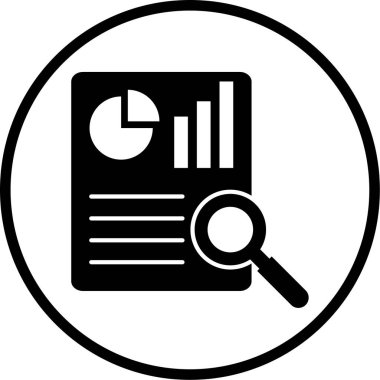 iş ve finans simgesi, vektör illüstrasyonu