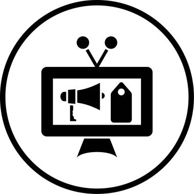 Bilgisayar modern simgesinin vektör illüstrasyonu