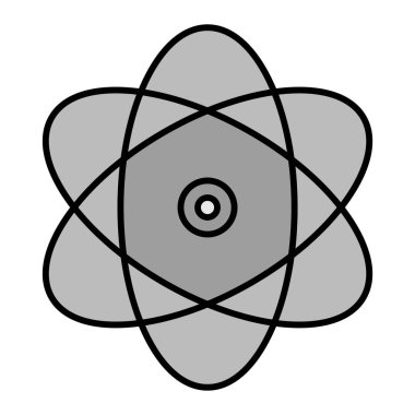 atom. Web simgesi basit tasarım