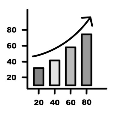 Grafik simgesini. Vektör çizim