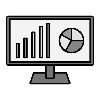 seo modern simgesinin vektör illüstrasyonu