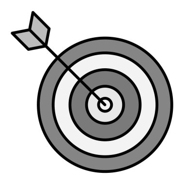 hedef simge vektör illüstrasyonu
