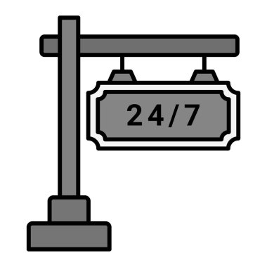 İmza modern simgesinin vektör illüstrasyonu