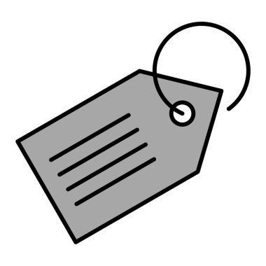 etiket simgesi vektör illüstrasyon grafik tasarımı