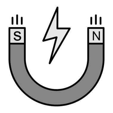 mıknatıs simgesi vektör çizimi