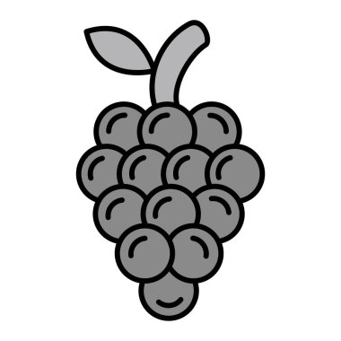 Üzüm Vektörü Sembol Tasarımı 