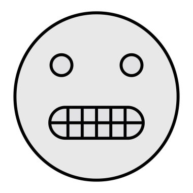  Surat asan Emoji Vektör Kabartma Simgesi Tasarımı 