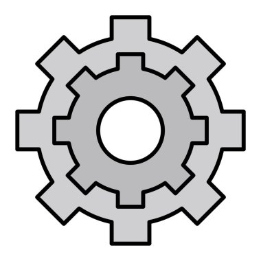 Teçhizat Web simgesi basit illüstrasyon