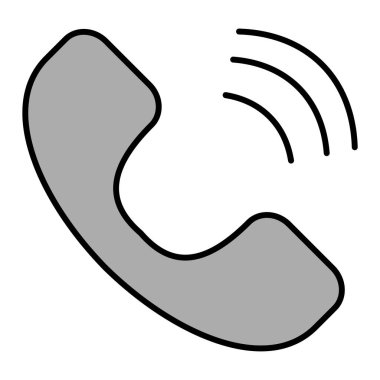 telefon arama simgesi vektör illüstrasyonu