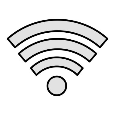 wifi simgesi vektör illüstrasyonu