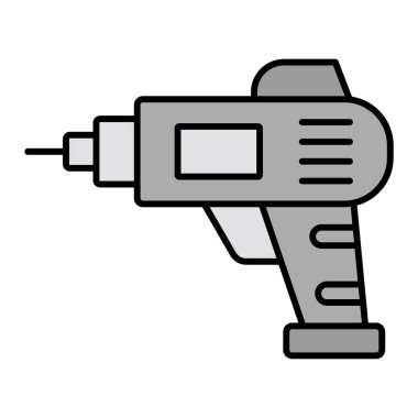 matkap simgesi. Web için tornavida vektör simgelerinin özet çizimi