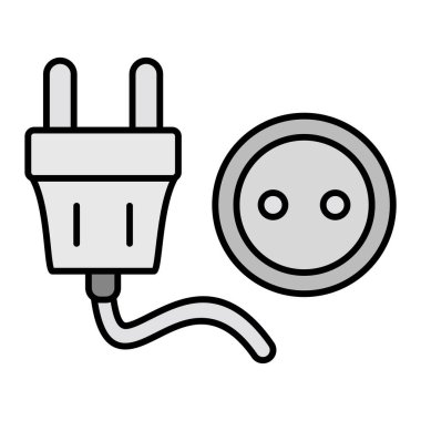 Tak vektör ince çizgi simgesi