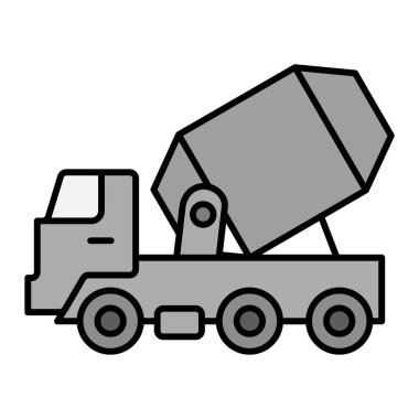 Yapı ve ticari simgenin vektör illüstrasyonu