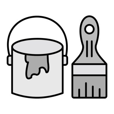 boya fırçası, logo ya da simge olarak kullanılabilir.