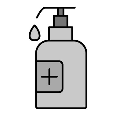 Bir sabun şişesinin vektör çizimi