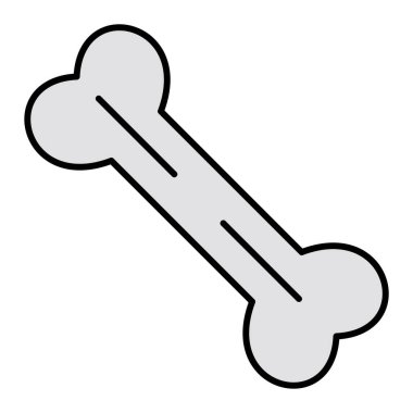 Modern kemik simgesinin vektör çizimi