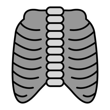 Xray Vektör Şekil Simgesi Tasarımı