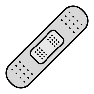 Şirin bir karikatür alçısının vektör çizimi