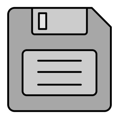 Disket simgesi. vektör illüstrasyonu