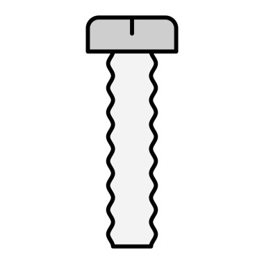 Bolt Vektörü Kabartma Simgesi Tasarımı