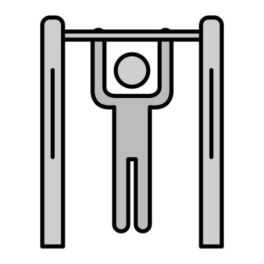 Kimlik simgesinin El Çubuğu çizimi 