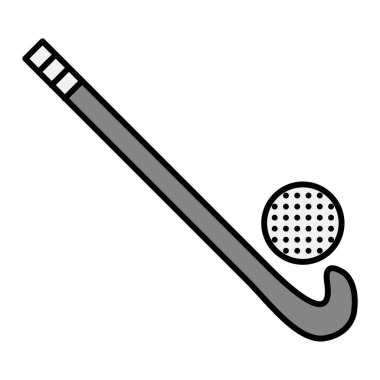 Kimlik simgesinin hokey vektör illüstrasyonu 