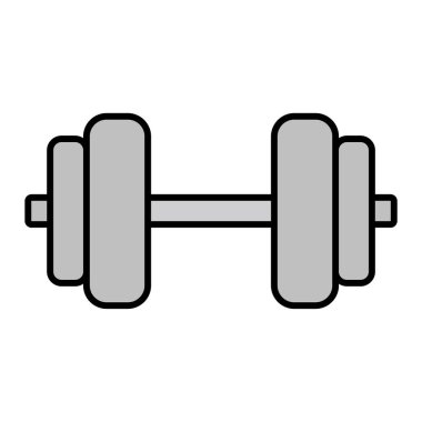 Kimlik simgesinin Dumbbell vektör çizimi 