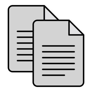 Kimlik simgesinin dosya vektör illüstrasyonu 