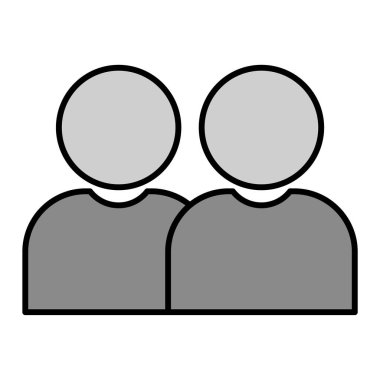 Users Vector Glyph Icon Design 