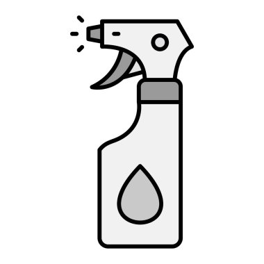 Spreyleme Vektörü Simgesi Tasarımı 