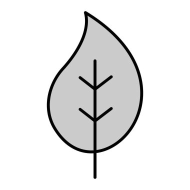 Yaprak Vektörü Şekil Simgesi Tasarımı 