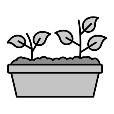  Eco Sprout Vektör Kabartma Simgesi Tasarımı 