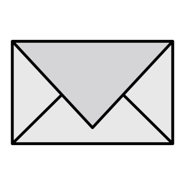 Zarf Vektörü Şekil Simgesi Tasarımı 