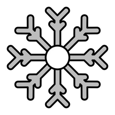 Kar Vektörü Kabartma Simgesi Tasarımı 