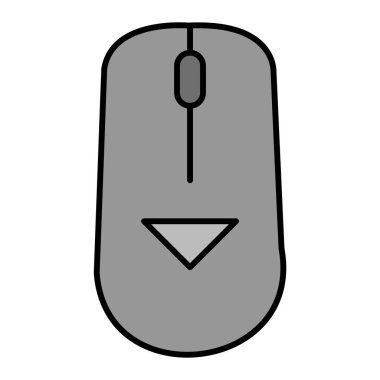 Aşağı Vektör Kabartma Simgesi Tasarımı 