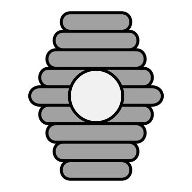 Beehive Vector Glyph Icon Design  