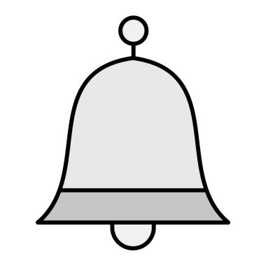 Çan Vektörü Şekil Simgesi Tasarımı 