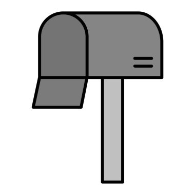 Posta Kutusu Vektör Sembol Tasarımı  