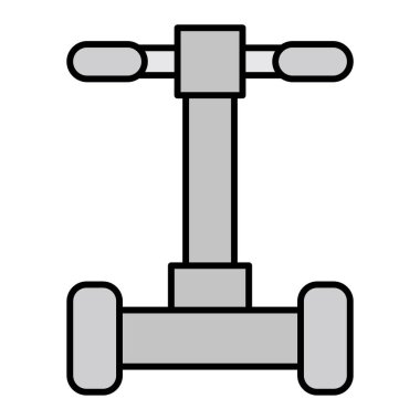 Segway modern simge vektör çizimi