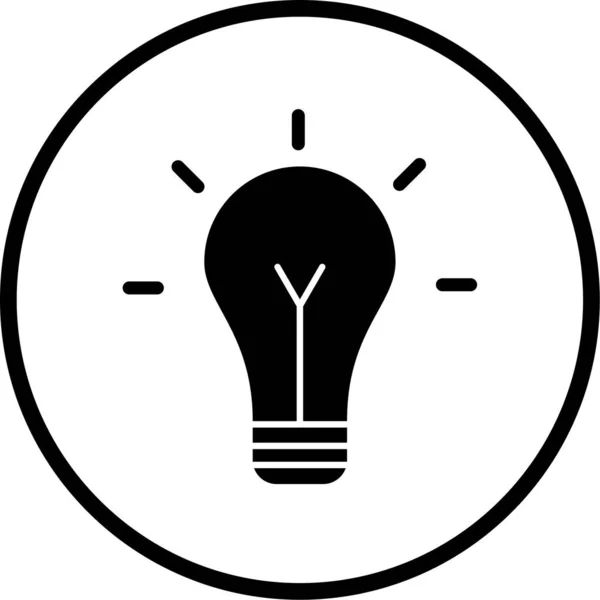 ランプアイコンのベクトル図 — ストックベクタ