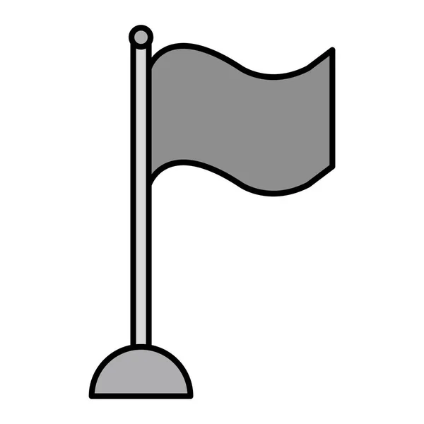 Drapeau Icône Vectoriel Illustration — Image vectorielle