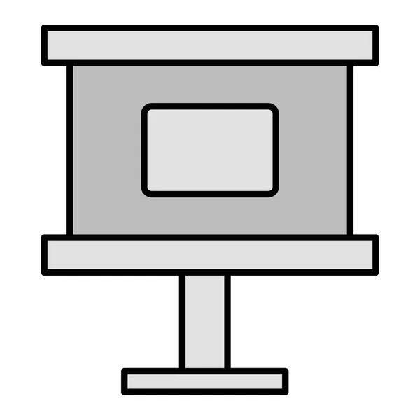 Illustration Vectorielle Icône Ordinateur — Image vectorielle