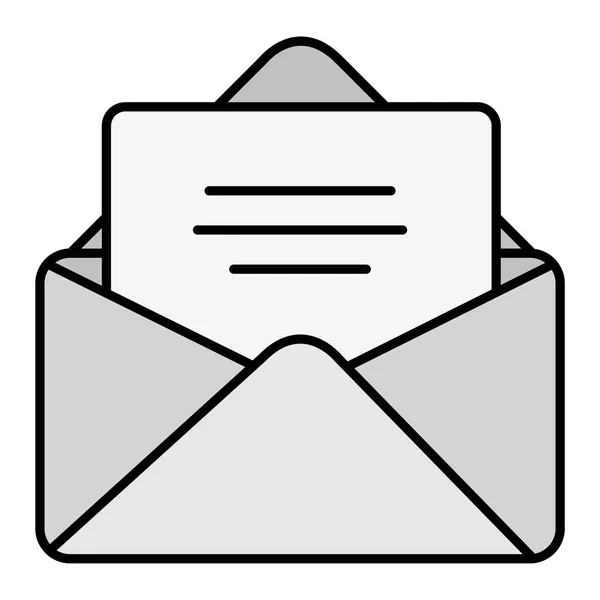 Ícone Envelope Correio Esboço Ilustração Ícones Vetoriais Mensagem Para Web — Vetor de Stock