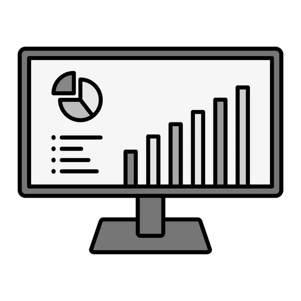 Vector Ilustración Seo Icono Moderno — Vector de stock