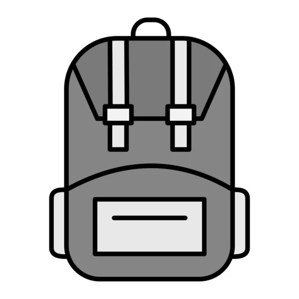 Backpack Icon Web Design — Stock Vector